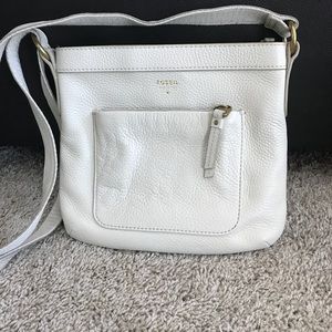 Fossil cross body leather bag